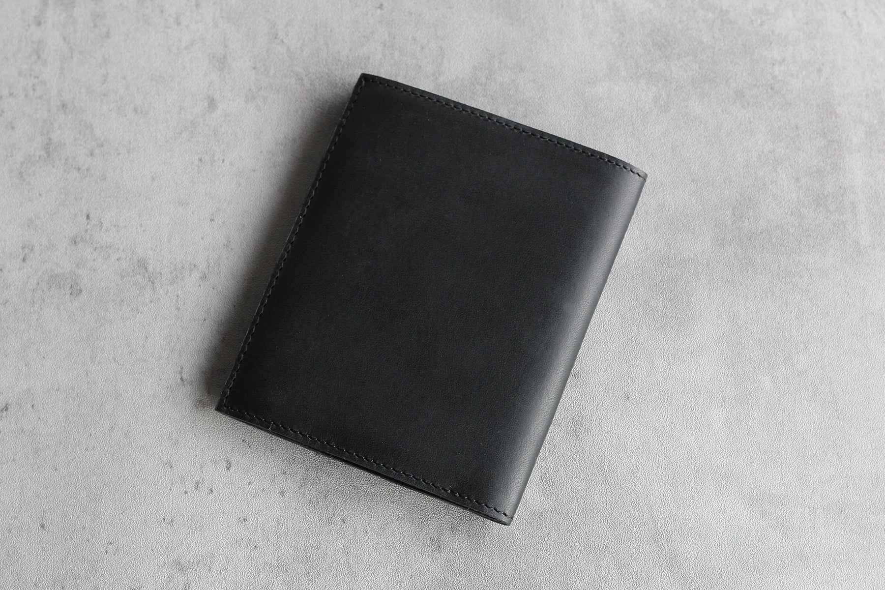 【新品未使用】日本製 SOLA Tenuis3 二つ折り財布/Black 薄い財布 二つ折り6㎜｜コンパクト財布Tenuis第3世代