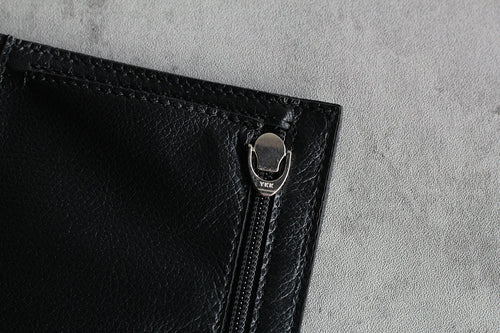 薄いコンパクト、ミニ財布の中核。YKK製ファスナーは唯一の選択