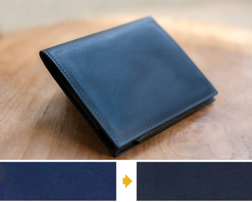 トスカーノ革 青藍のエイジング｜Tenuis第3世代の経年変化