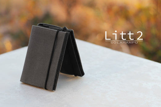 Litt 2 帆布の小さい財布